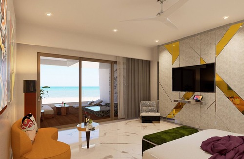 Playa Mujeres Hotel | Exclusive Amenities · Adults-Only Studio · Private Jacuzzi