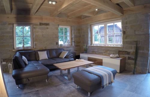 Wiek Apartment | Exclusive apartment directly at the Wieker Surf and Kitespot with sauna and fireplace