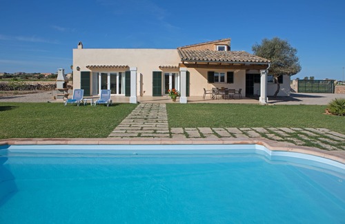 Campos Cottage | Exclusive finca 'Son Coves Petit', pool, terraces, patio, AirC., Near Es Trenc, WiFi