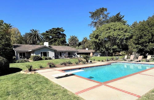 Hope Ranch House | Exclusive Hope Ranch with Private Ocean Beach Access w/Pool