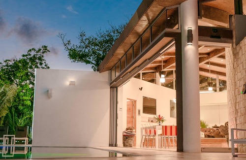 Playacar Fase I Villa | Exclusive Modern and private retreat overlooking the sea and next to Mayan Ruins