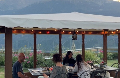 Valdisotto Ski Chalet | Exclusive rustic chic chalet with large furnished rooftop garden