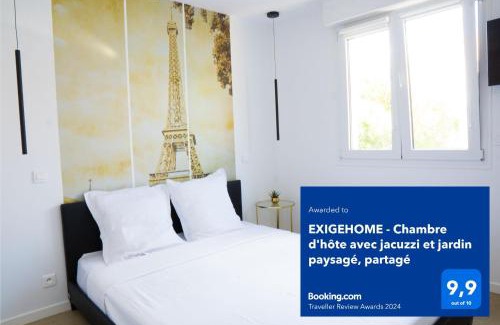 Orgeval House | EXIGEHOME - Chambre d'hôte avec jacuzzi et jardin paysagé, partagé