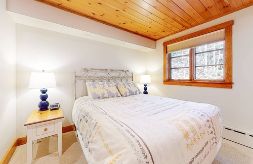 Waterville Valley House | Expansive home with game room, hot tub, firepit, & fireplace - walk to town