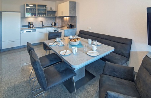 Bensersiel House | Experience an unforgettable vacation by the North Sea in the spacious Domingo vacation home in Bensersiel! This spacious North Sea Oasis house offers around 120 m² of living space and is the ideal retreat for up to 10 people plus a small child. With.