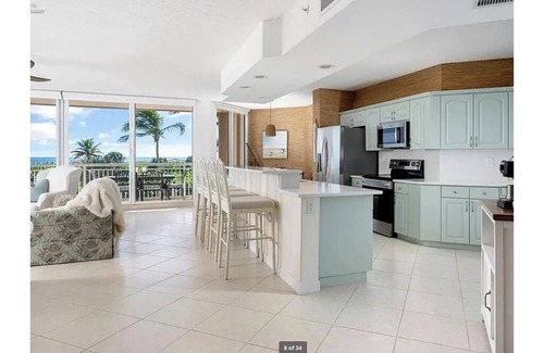Fort Pierce Shores Condo | Experience Coastal Luxury in This Stunning 2,100 SqFt 3 BR, 2.5 BA Beach Condo