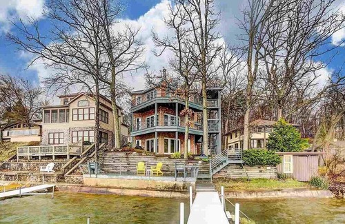 Angola House | Experience lakefront luxury with spectacular views on Lake James, Indiana!