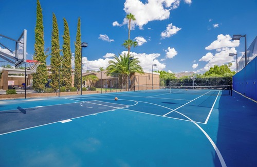 Paradise Heights House | Experience luxury in Central Scottsdale with heated pool, sports court, & slide!