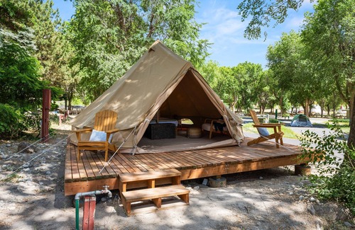 Soap Lake RV Rental | Experience Nature's Spa Glamping at Soap Lake