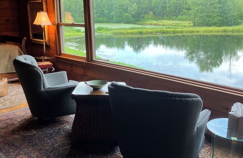 Catskill Cabin | Experience Serenity in this Enchanting Country Cabin on pond in Catskill