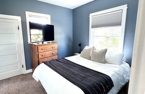 Sheridan House | Experience the charm of Sheridan with our cozy two 2-bedroom, one bath house!