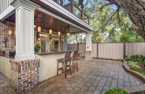 Mount Pleasant House | Exquisite escape with lake views, second-floor deck & sunroom - dog-friendly