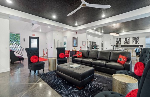 Hurricane House | Exquisite Outdoor Space, Large Pool w/slide, Theatre, Large Bunkroom, Game Space