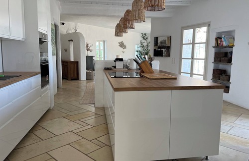Paros Villa | Exquisite villa with view, privaze pool and service close to Naoussa and beaches