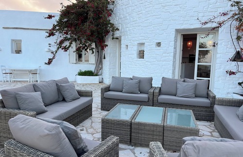Paros Villa | Exquisite villa with view, privaze pool and service close to Naoussa and beaches