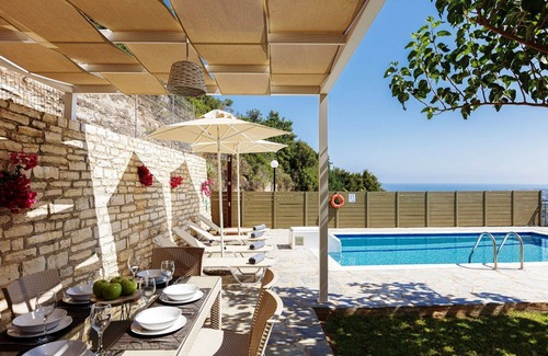 Agia Triada Villa | Extravagant Crete Villa | Villa Zenith I | Private Pool and Outdoor Amenities |.