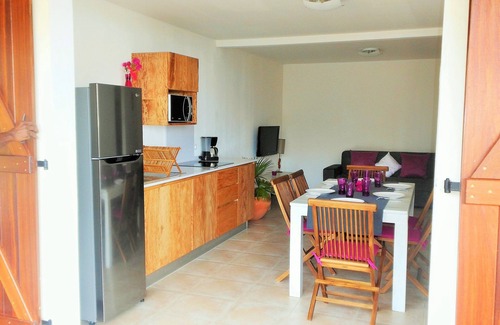 Les Anses-d'Arlets Apartment | ❤F2 luxury, sea view, 2 min from the beaches, calm nature, wifi, air conditioning