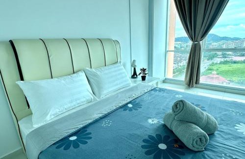 Bayan Lepas Apartment | Fabulous Airport 2BR Suite# Straits Intl# Msg Chair