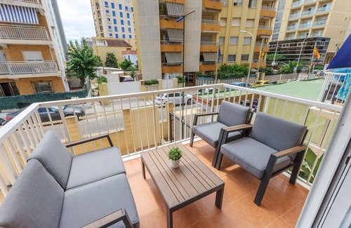 Grao de Gandia Apartment | Fabulous and with charm, a few meters from the beach. A/C and free wifi. Terrace with sea views