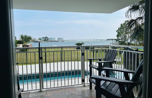 Orange Beach Condo | FABULOUS view, 1st floor access, conveniently located, PRIVATE!