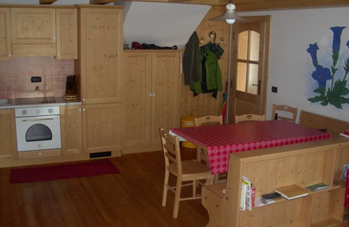 San Giovanni di Fassa Apartment | Facing the ski slopes, a stone's throw from the cable car departure for the sellaronda