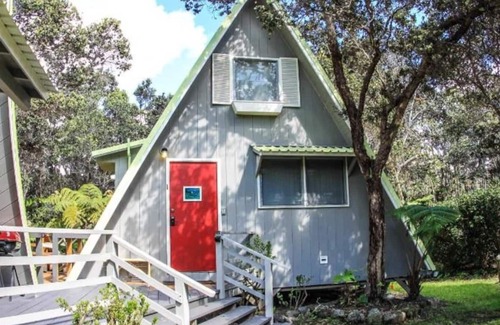Volcano Cottage | Fall Special! Hale Nene Volcano A-Frame Cottage with Hot Tub