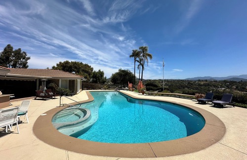 Fallbrook House | Fallbrook’s guest-pool house : An old Hollywood stars escape
