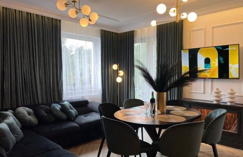 Cedzyna Apartment | Family & Business Sauna Tężnia Apartments No 8 VIP Najpiękniejszy UNIKAT - Leśny nad Zalewem Cedzyna, Private SPA with Sauna, Jacuzzi - 5 Bedroom, Spectacular View Terrace, Parking, Catering Options - Exclusive NEW!