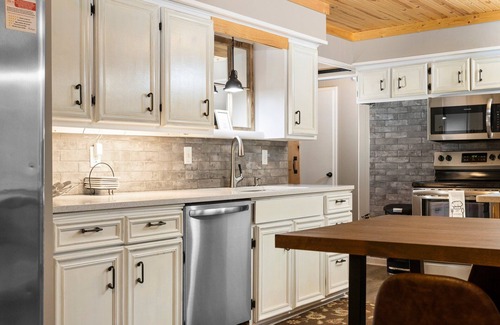 Ellsworth Ski Chalet | Family Chalet w/Lake MI Access- Gameroom, Firepit, Walking Labyrinth