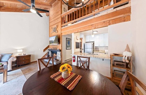 Tahoe Woods Condo | Family Enjoyment at Granlibakken Year round pool, sauna, hot tub
