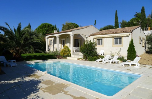 Saint-Genies-de-Fontedit Villa | Family Villa with Private Pool, sleeping 8 with 4 bedrooms and 3 bathrooms