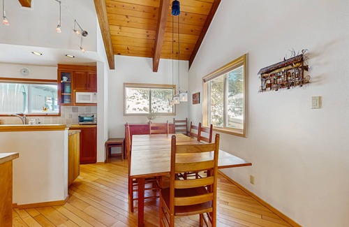 Upper Kingsbury House | Family-friendly home with mountain views, pool table, fireplace, & spacious deck