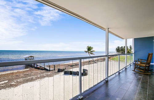 Layton House | Family-friendly oceanfront home with private beach, private gas grill, and deck