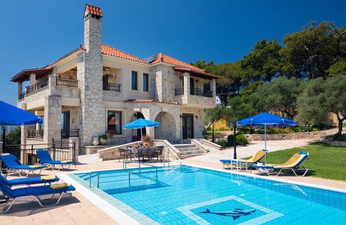 Polemarchi Villa | Family Friendly Villa Hermes w/Private Pool, Billiard Pool table, Ping Pong BBQ