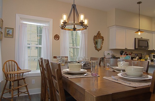 Michigan City House | Family Retreat-Beachwalk-Grill-AC-Free WiFi-Pool Table-Bikes-Grill-Golf Cart