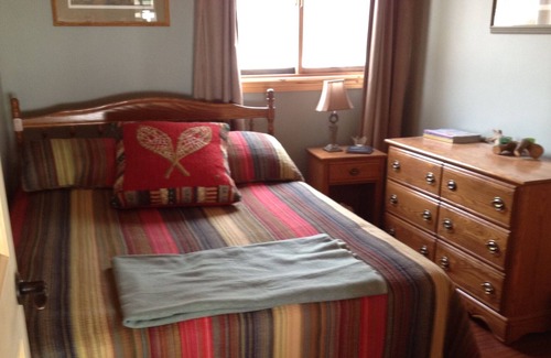Washago House | Family sized cottage with dock,deck,gazebo,firepit,small sandy beach.