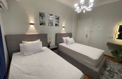 Downtown Cairo Apartment | Family sized cozy modern cairo view studio