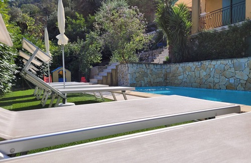 La Turbie Apartment | Family Villa Apt with Pool & Kids’ Garden