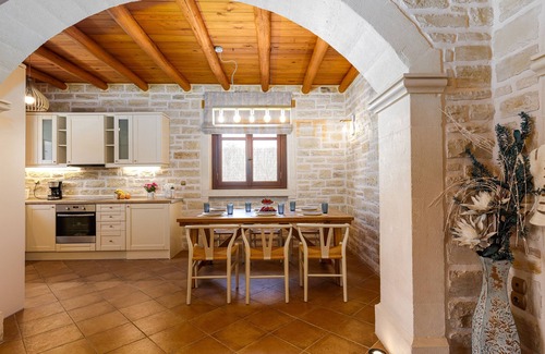 Atsipopoulo Villa | Family villa Myrtia with heated pool, 2 minutes walking to local amenities