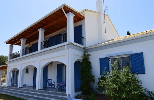 Sfakera Villa | Family Villa with pool, sea and mountain views in tranquil setting