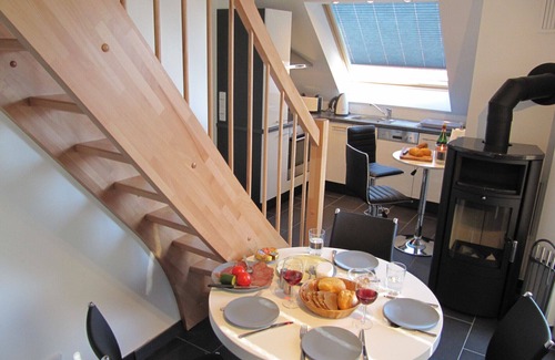 Grossenbrode Apartment | Fantastic penthouse apartment on 2 levels with south-west roof terrace