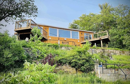 Pontiac Ski Chalet | Fantastic view cosy retreat by the river with forests and swamps to explore.