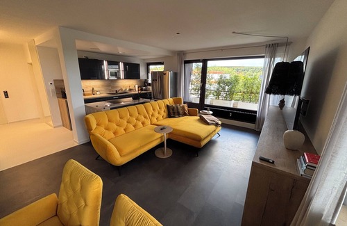 Bad Salzuflen Apartment | Fantastic view - penthouse, air conditioning, roof terrace in Bad Salzuflen
