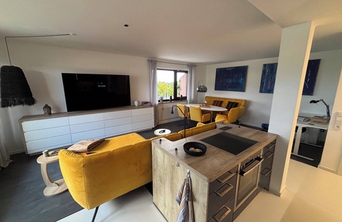 Bad Salzuflen Apartment | Fantastic view - penthouse, air conditioning, roof terrace in Bad Salzuflen