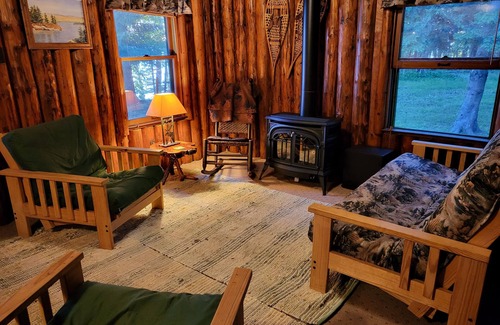 Gould City Cabin | Far Cast Lodge aka the Whitetail-lakefront, privacy & old-time charm - Curtis MI