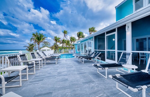 North Side House | Far Tortuga: 20 Adults Single Level Beach Villa w/Heated Pool and Private Dock