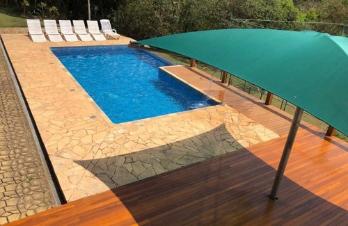 Mairinque House | Farm with swimming pool, soccer field, 4 suites, barbecue, leisure area.