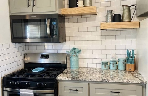Great Bend House | Farmhouse - Centrally Located in Great Bend, Gas Firepit and Pet Friendly Yard