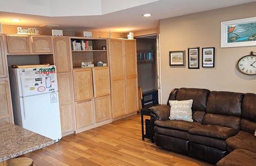 Wildwood Crest Condo | FEEL THE OCEAN BREEZE ON THE LARGE PORCH WHILE ENJOYING YOUR FAVORITE BEVERAGE