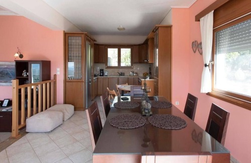 Romanos Villa | Ferienhaus in Ruhiger Umgebung mit Gehobener Ausstattung und Tollem Meeresblick